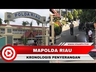 Kronologis Penyerangan Mapolda Riau, Polisi Diserang Samurai dan Ditabrak Mobil