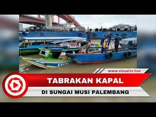 Tabrakan Kapal Speedboat di Sungai Musi Palembang, 2 Korban Meninggal