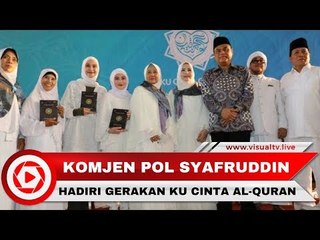 Wakapolri dan Selebritas Hadiri Gerakan Ku Cinta Al-Quran di Istiqlal