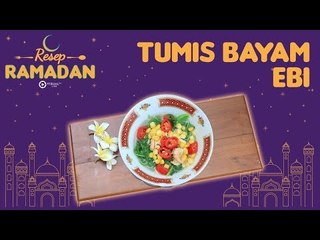 Resep Sahur Bergizi, Tumis Bayam Ebi