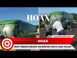 HOAX Bus Timnas Brasil Dilempari Batu dan Telur