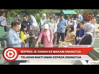 Ziarah ke Makam Orangtua, Wapres JK Teladan Bakti Seorang Anak