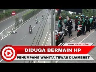 Viral! Penumpang Wanita Tewas Terjatuh Usai Dijambret Saat Naik Ojek Online
