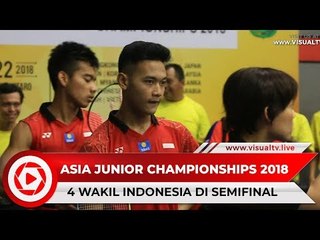 Ganda Putra Ghifari/Pramudya Beri Kejutan Lolos ke Semifinal Asia Junior Championships 2018