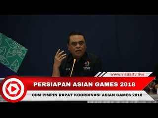 Chef de Mission Gelar Rapat Koordinasi Seluruh Cabor Asian Games 2018
