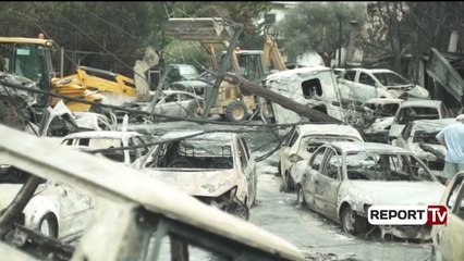 Report Tv - Zjarri ne Athine, rendohet bilanci: 81 viktima e 187 te plagosur