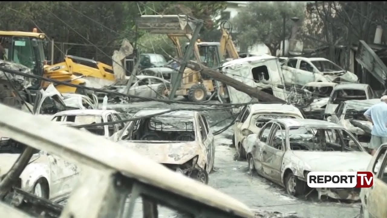 Report Tv - Zjarri ne Athine, rendohet bilanci: 81 viktima e 187 te plagosur
