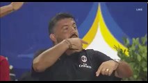 Gennaro Gattuso and Mourinho Joke About Taking Penalties Themselves During Milan vs Manchester United!