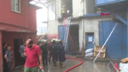 Bayrampaşa'da 2 Katlı İmalathanede Yangın-2