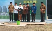 Presiden Jokowi Resmikan Pembangunan Menara MUI