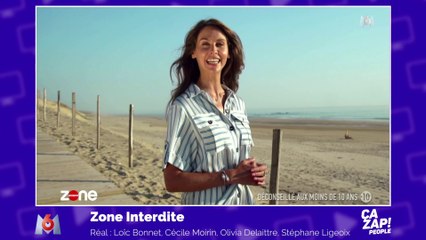 Ophélie Meunier présente Zone Interdite sur une plage naturiste !