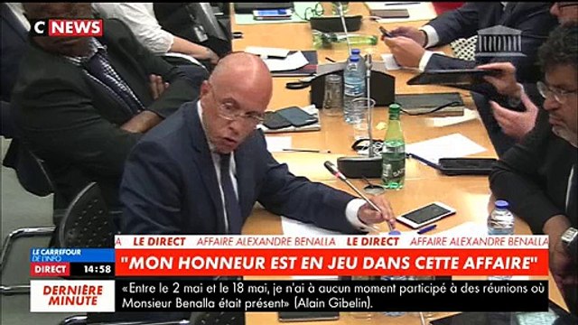 Affaire Benalla - Accrochage entre Eric Ciotti (LR) et la Présidente de la commission d'enquête (LREM)