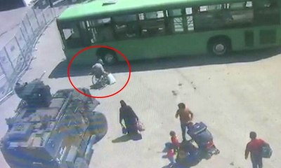 Bayram tatilinden dönen engelli Suriyeliyi zırhlı araç ezdi