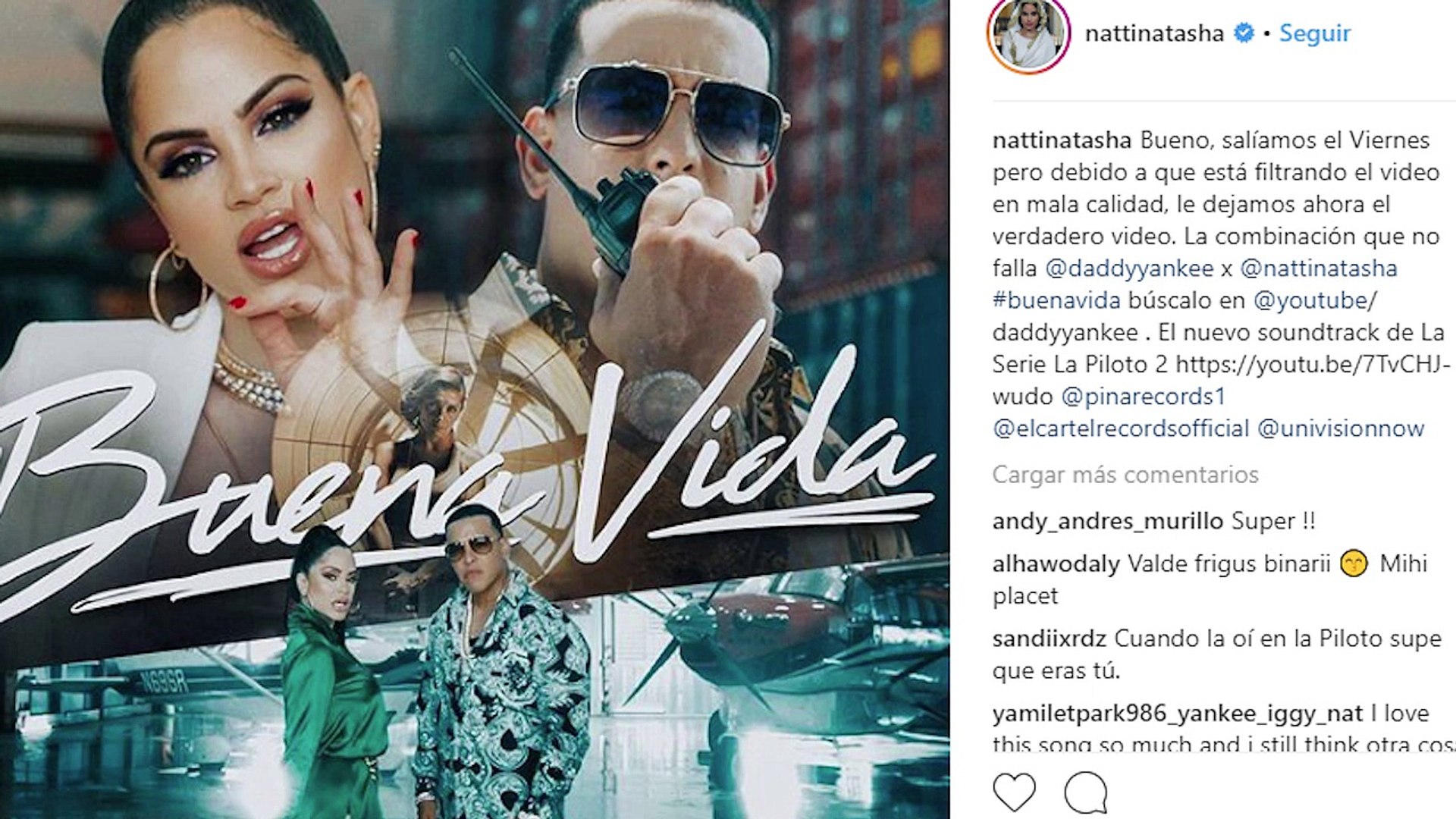 Natti Natasha y Daddy Yankee adelanta su videoclip - Vídeo Dailymotion