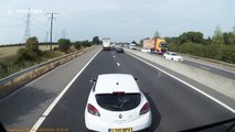 'Drink driver' brake-checks HGV in terrifying manoeuvre