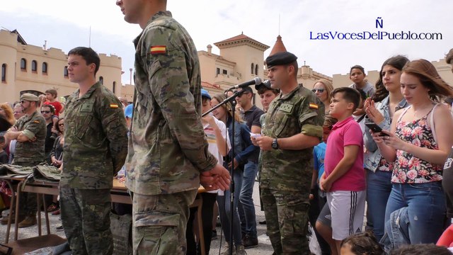 Exhibición combate cuerpo a cuerpo e intervención no letal del Ejército en Barcelona