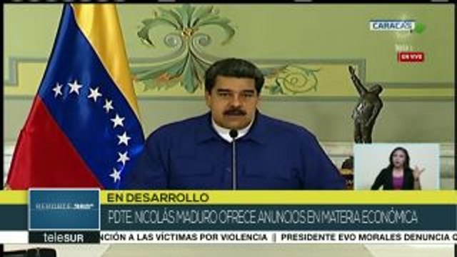 Maduro: El modelo rentista dependiente petrolero ha llegado a su fin