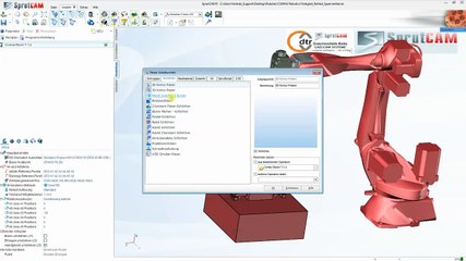 COMAU programming with SprutCAM Robot