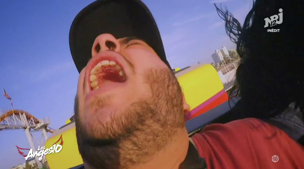 Jaja panique sur une montagne russe ! (Les Anges 10) - ZAPPING PEOPLE BEST OF DU 15/08/2018