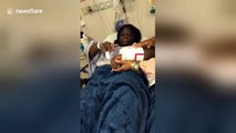 Black girl wakes up from surgery and thinks she's white