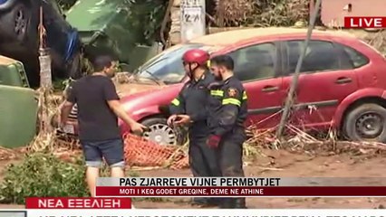 Pas zjarrit Greqia “luftë” me përmbytjet - News, Lajme - Vizion Plus