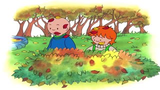 Funny Animated cartoon | Caillou Rakes the Leaves | WATCH CARTOON ONLINE | Cartoon for Chi