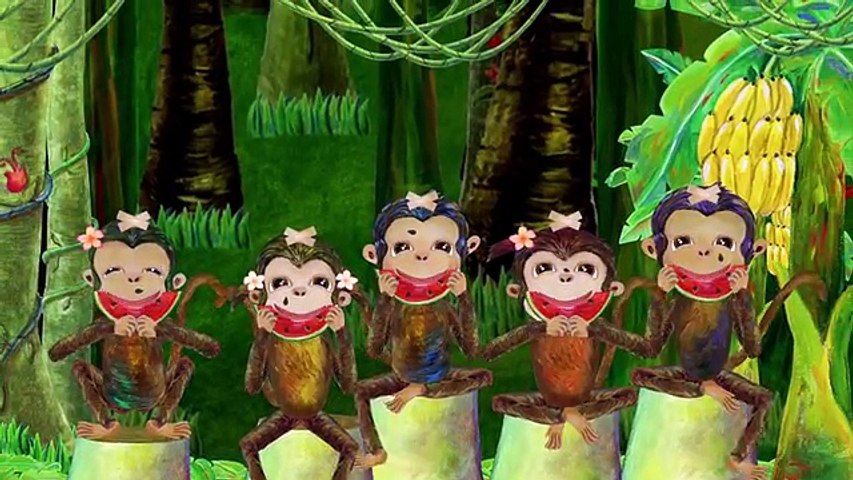 Dinosaur Number Song | + More Nursery Rhymes & Kids Songs - ABCkidTV