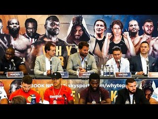 Dillian Whyte vs Joseph Parker | FULL FINAL PRESS CONFERENCE