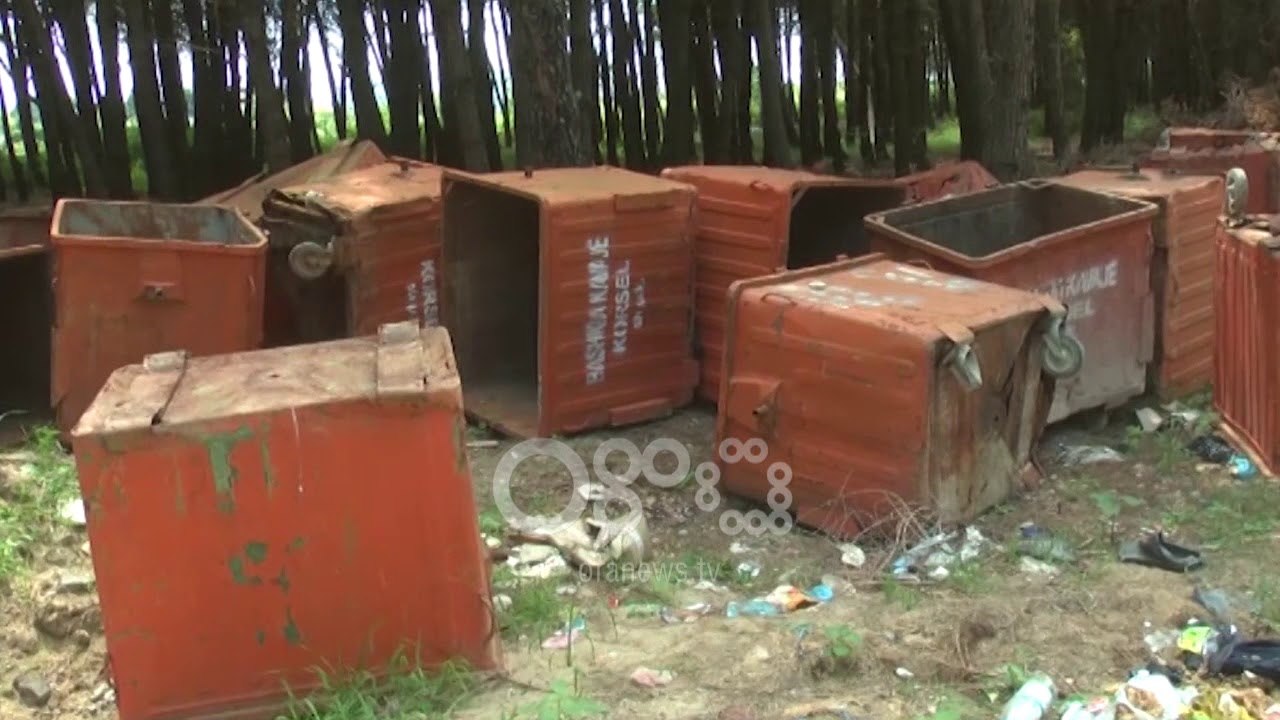 Ora News - Mbetjet urbane digjen në mes të masivit me pisha të Kavajës