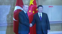 Cumhurbaşkanı Erdoğan ile Çin Devlet Başkanı Şi, Zirvesi Kapsamında Güney Afrika'da Görüştü