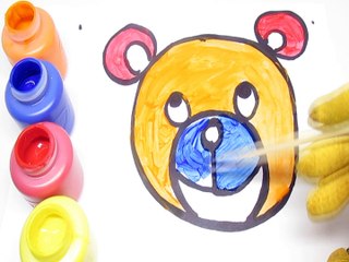 Teddy Bear Learn coloring pages Learn colors for kids | Tamale's toys