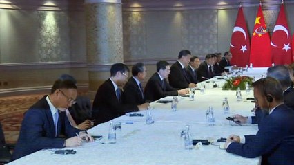 - Cumhurbaşkanı Erdoğan,  Çin Devlet Başkanı Şi ile görüştü