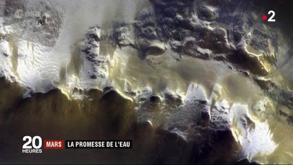 Espace : un lac souterrain sur la planète Mars