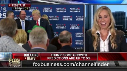 Fox News Trump Touts GDP Predictions That Are Up To 5%