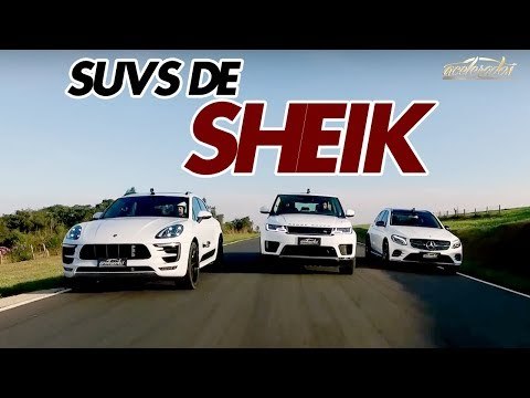 SUVS DE PATRÃO! MACAN GTS X RANGE ROVER SPORT X MERCEDES GLC 43 AMG PT. 1- ESPECIAL #200