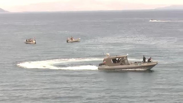 Пропавших во время пожаров ищут в море