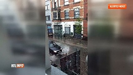 Les intempéries frappent en pleine canicule: "La chaussée était inondée à Uccle"