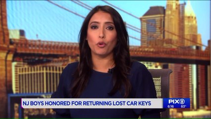 Kids Honored by Police for Their Creative Way of Getting Lost Keys Back to Owner