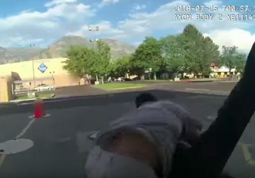 Bystander Body Slams Man Who Attacked Provo Police Officer