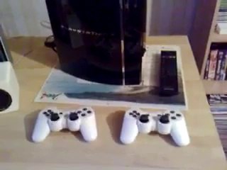 PS3 60GB Jap Black + 2 Dualshock 3 White