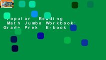 Popular  Reading   Math Jumbo Workbook: Grade Prek  E-book