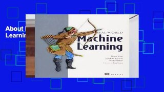 About For Books  Real-World Machine Learning  Review
