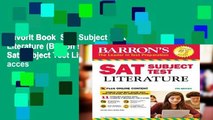 Favorit Book  SAT Subject Test Literature (Barron s Sat Subject Test Literature) Unlimited acces