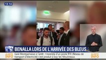 Des images de Benalla à Roissy pour le retour des Bleus le montrent donner des ordres à des policiers visiblement excédés