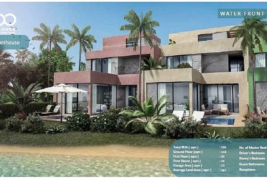 chalet studio with47m private garden in Bo island north coast for sale