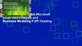 this books is available Microsoft Excel Data Analysis and Business Modeling P-DF Reading