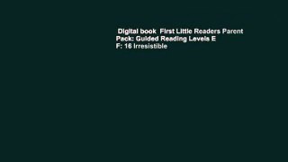 Digital book  First Little Readers Parent Pack: Guided Reading Levels E   F: 16 Irresistible