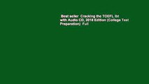 Best seller  Cracking the TOEFL Ibt with Audio CD, 2018 Edition (College Test Preparation)  Full