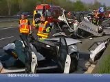 accident, CRS, A42, police, Rhône-Alpes