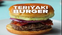 Cheese-Stuffed Teriyaki Burger